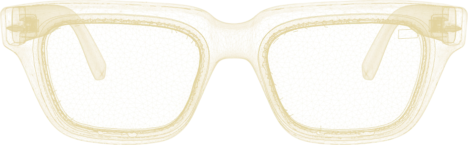 La malla 3D de la montura Lumen